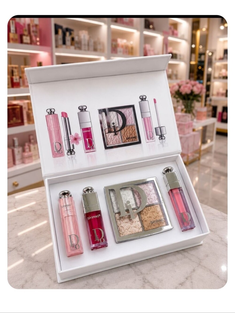Women Makeup Set - Pink Eye & Lip Palette Exp. 2030